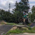 Photo: Spring op de jumpline BikePark Holten