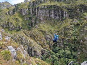 Photo: Zipline activiteit Zuid Africa mtb Experience