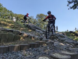 Foto: BikePark Holten rockgardens zijkant
